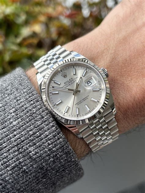 rolex horloge silver